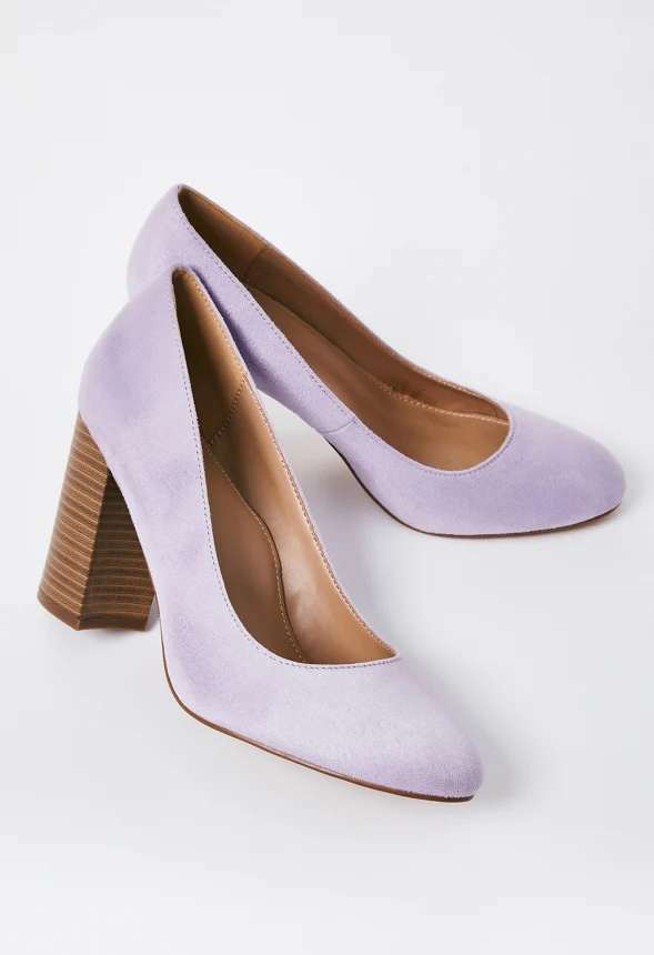 Daphne Block Heel Pump - Image 6
