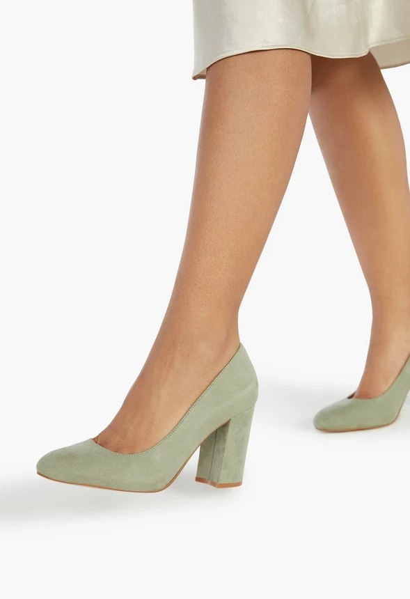 Daphne Block Heel Pump - Image 5