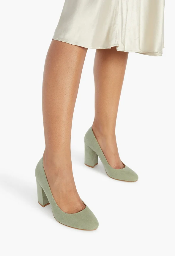 Daphne Block Heel Pump - Image 6