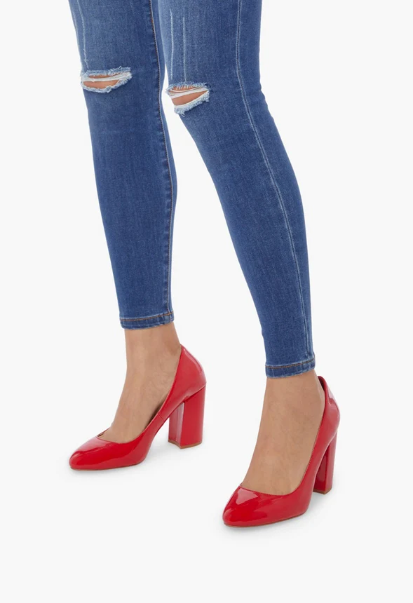 Daphne Block Heel Pump - Image 5