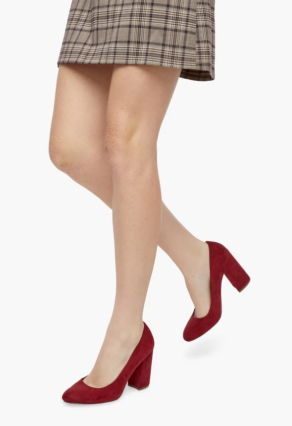 Daphne Block Heel Pump - Image 5