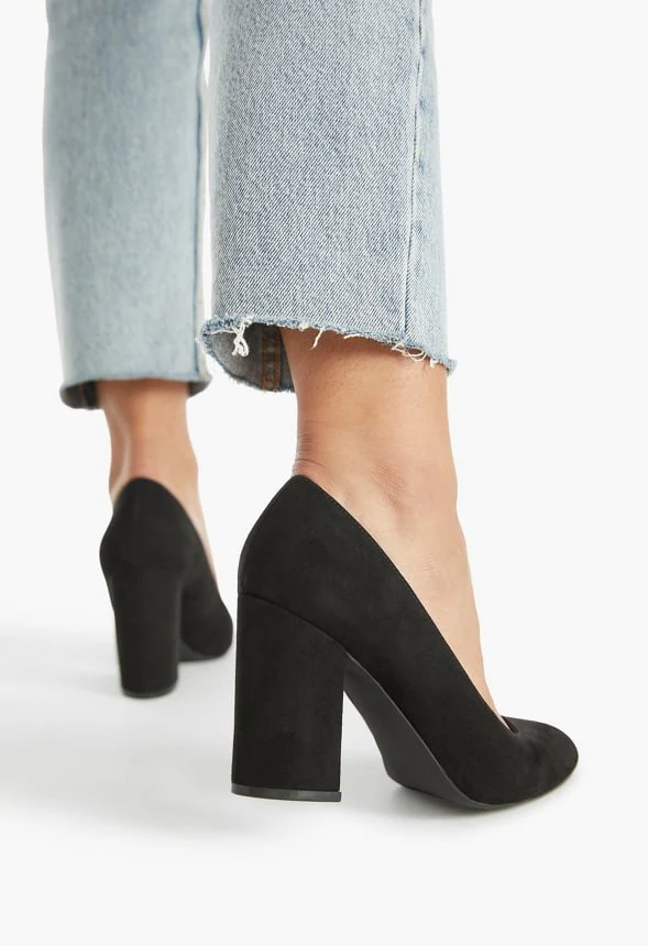 Daphne Block Heel Pump - Image 6