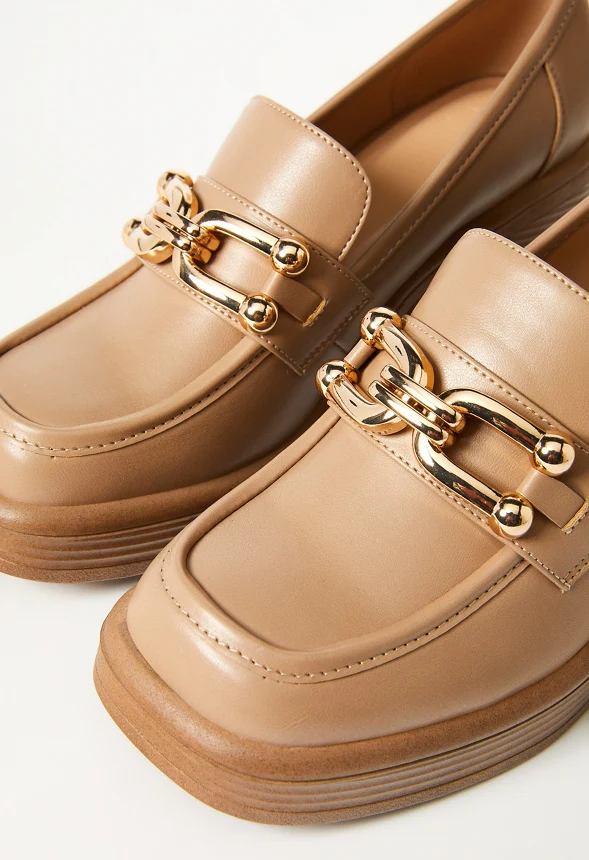 Daria Block Heeled Loafer Pump - Image 7