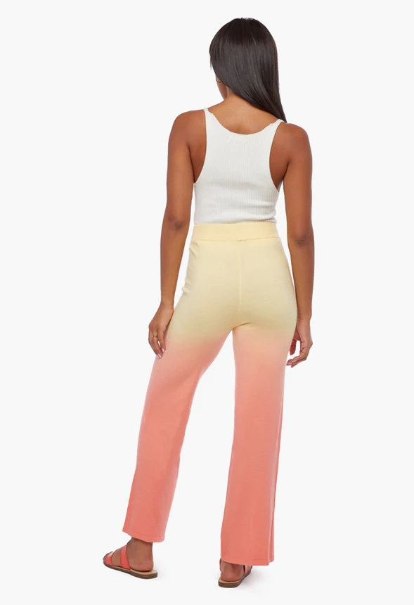 Degrade Wide Leg Sweater Pants - Image 3