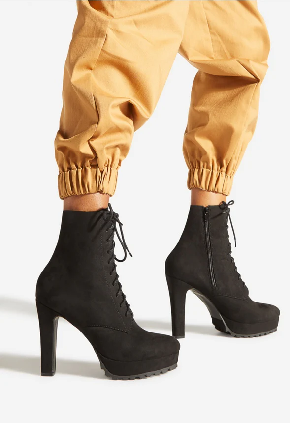 Delia Lace Up Bootie - Image 2
