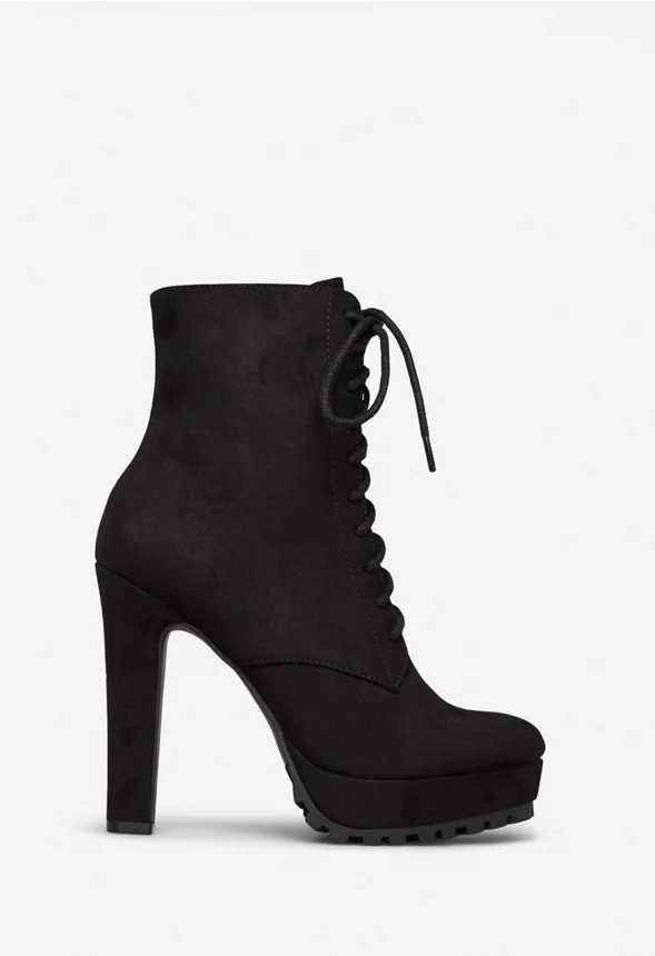 Delia Lace Up Bootie - Image 3