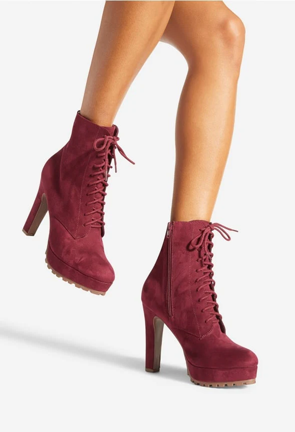 Delia Lace Up Bootie - Image 2