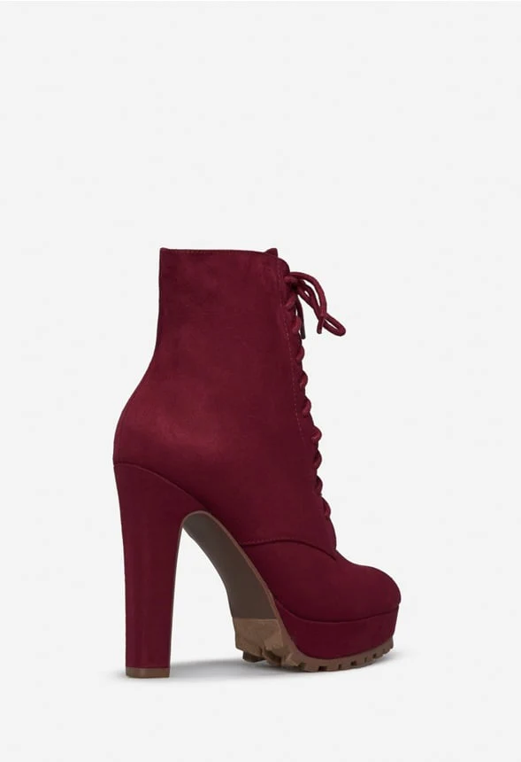 Delia Lace Up Bootie - Image 4