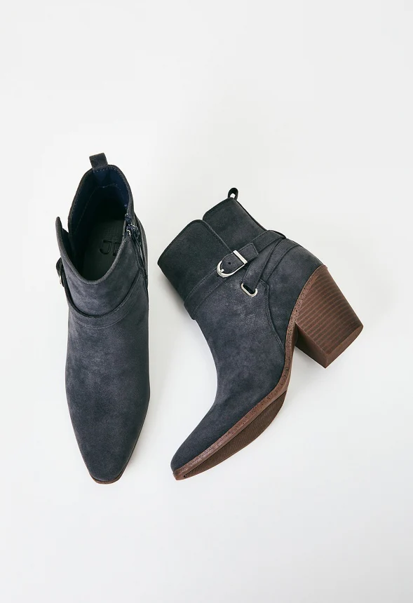 Della Block Heel Bootie - Image 2