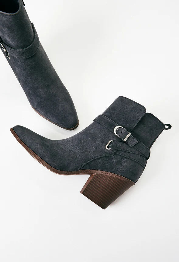 Della Block Heel Bootie - Image 3