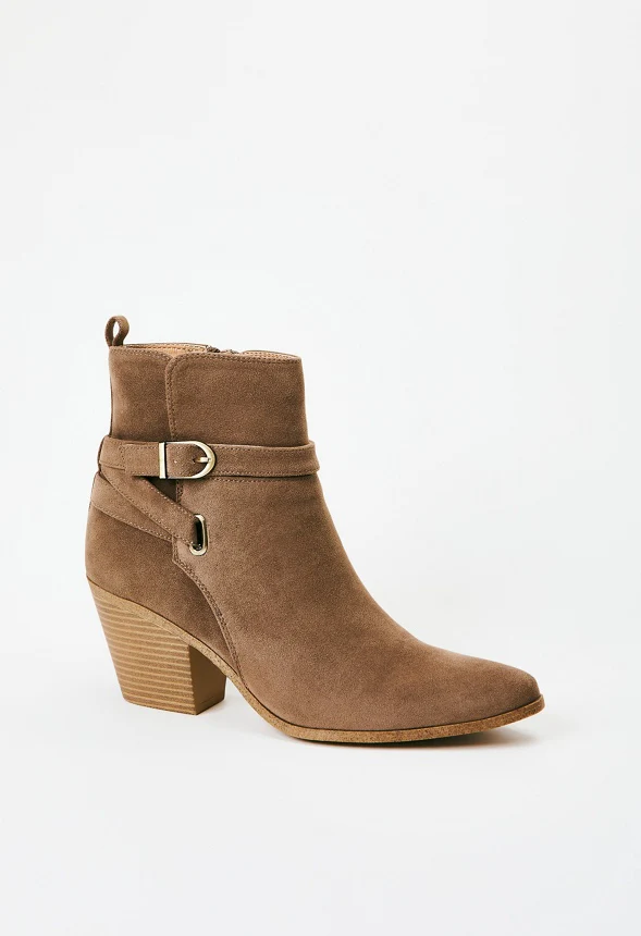 Della Block Heeled Bootie - Image 3
