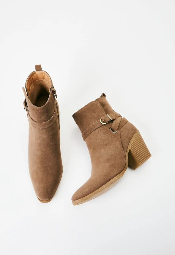 Della Block Heeled Bootie - Image 6