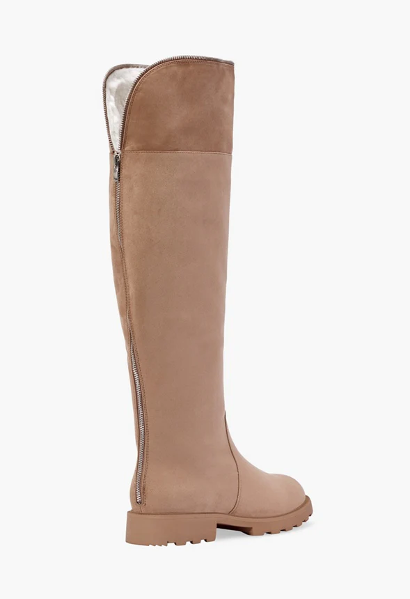Demi Faux Fur Lined Fold-Over Boot - Image 3