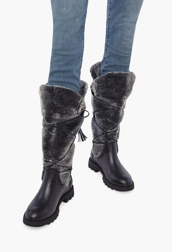 Demi Faux Fur Lug Sole Boot - Image 2