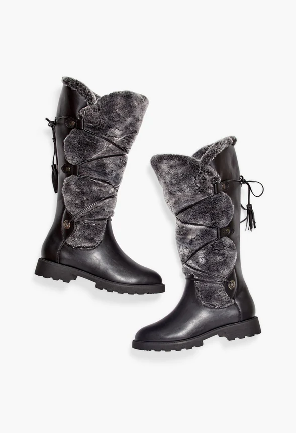 Demi Faux Fur Lug Sole Boot - Image 7