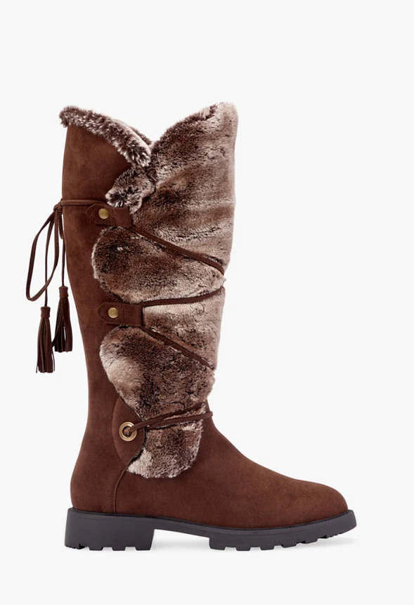 Demi Faux Fur Lug Sole Boot