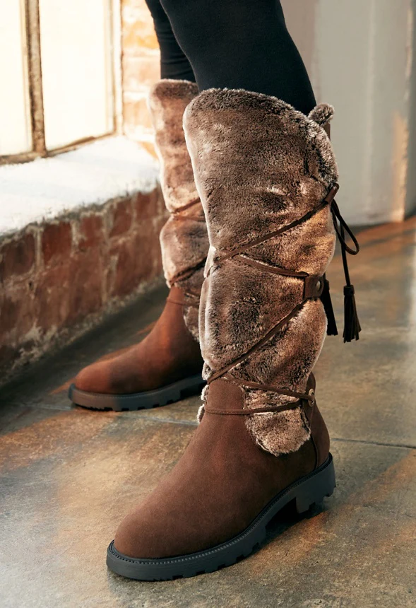 Demi Faux Fur Lug Sole Boot - Image 2