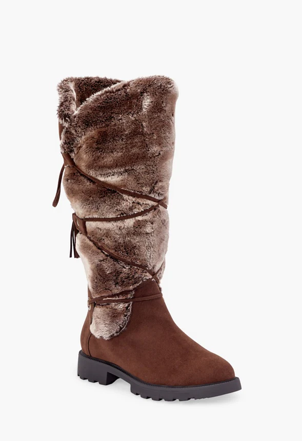 Demi Faux Fur Lug Sole Boot - Image 5