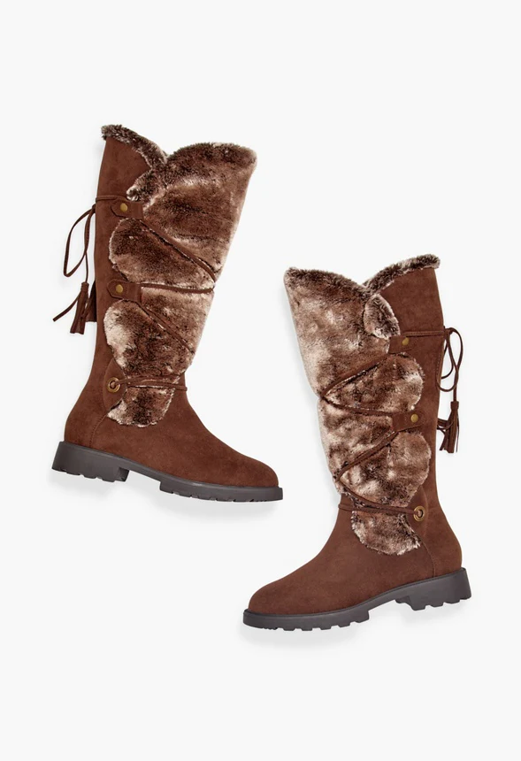 Demi Faux Fur Lug Sole Boot - Image 6
