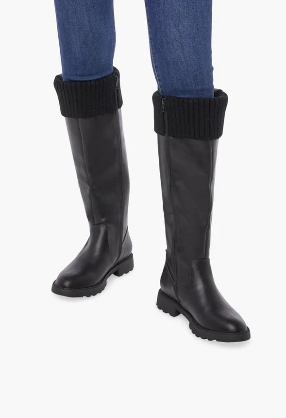 Demi Fold-Over Lug Sole Boot - Image 2