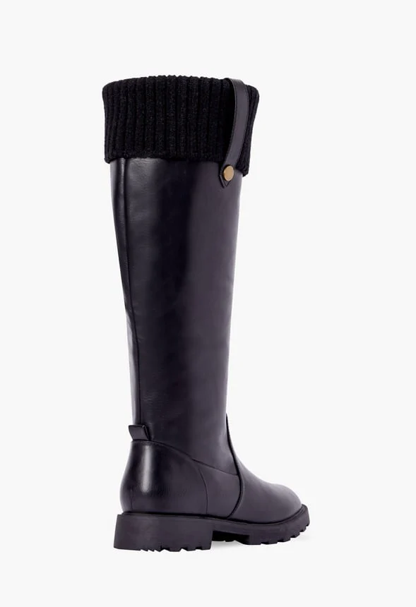 Demi Fold-Over Lug Sole Boot - Image 4