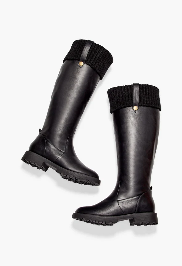 Demi Fold-Over Lug Sole Boot - Image 6