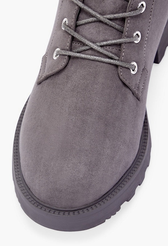 Demi Knit Lug Sole Combat Boot - Image 4