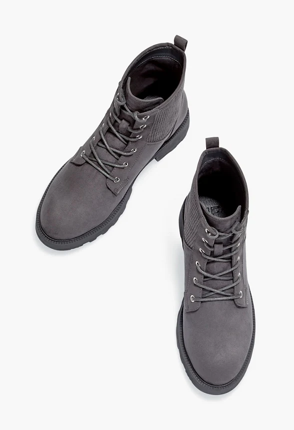 Demi Knit Lug Sole Combat Boot - Image 5