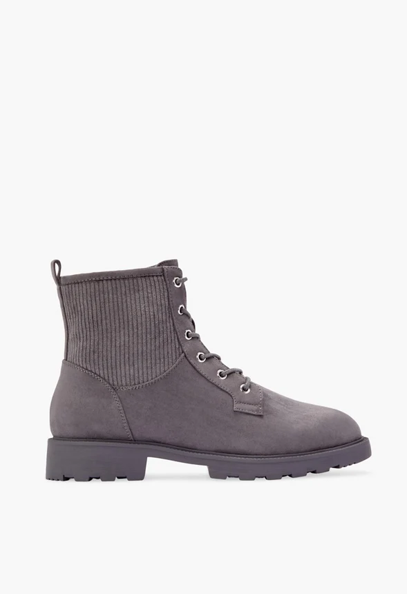 Demi Knit Lug Sole Combat Boot - Image 6