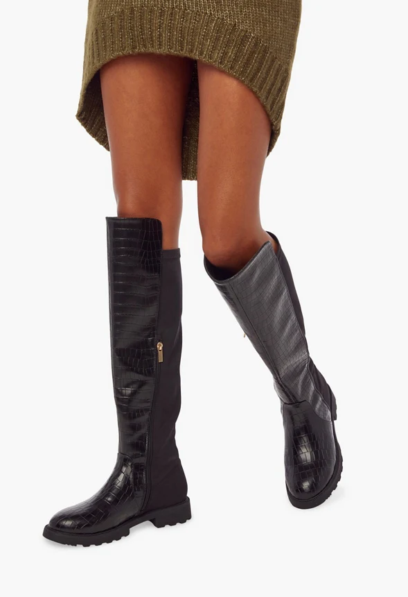 Demi Printed Riding Boot - Image 2