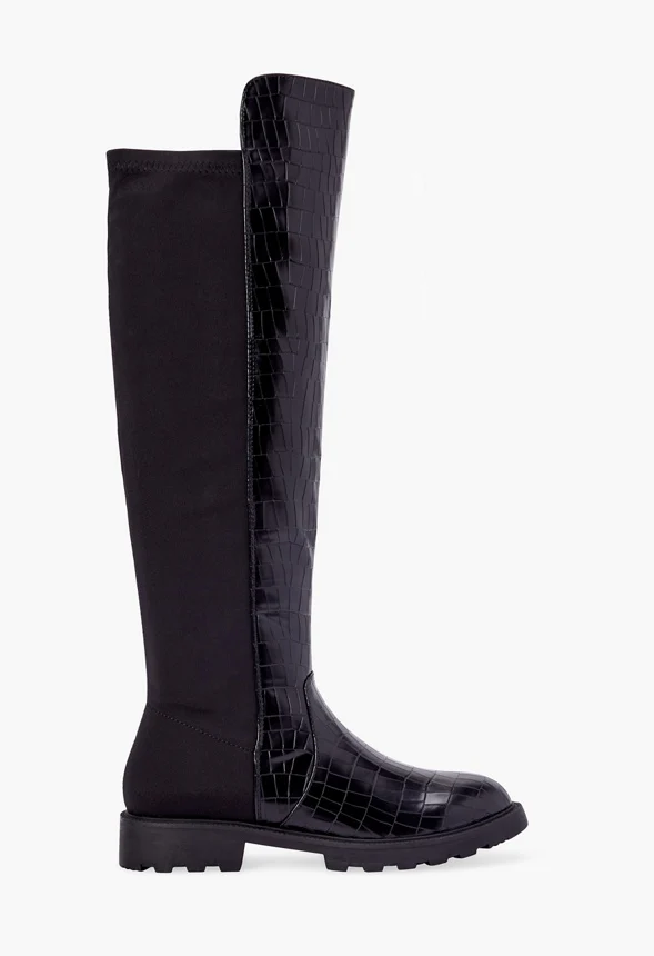 Demi Printed Riding Boot - Image 4