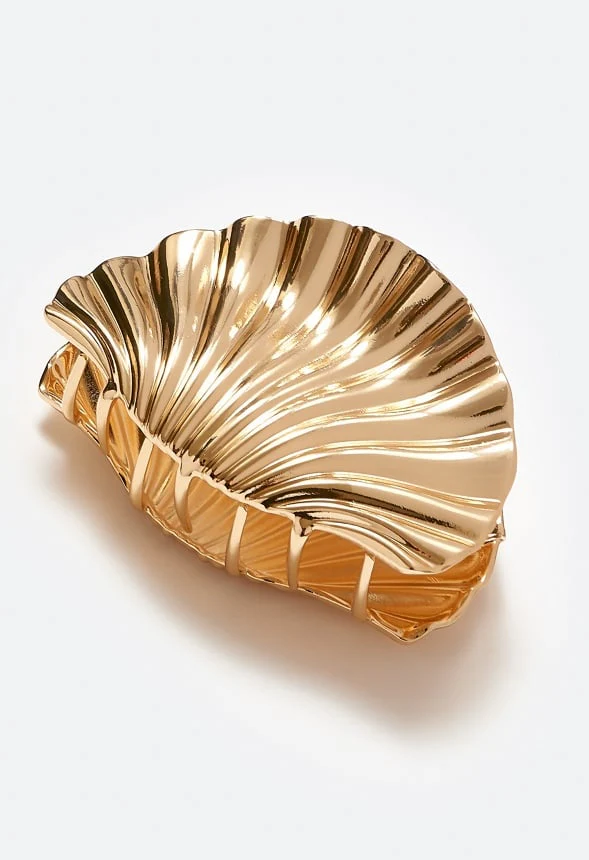 Demi Smooth Metal Shell Hair Claw - Image 2