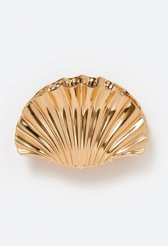 Demi Smooth Metal Shell Hair Claw - Image 3