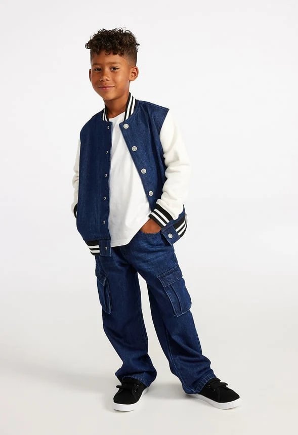 Denim Bomber Jacket - Image 4