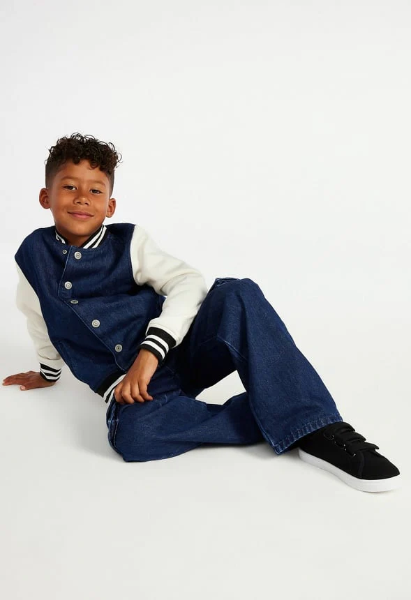 Denim Bomber Jacket - Image 6