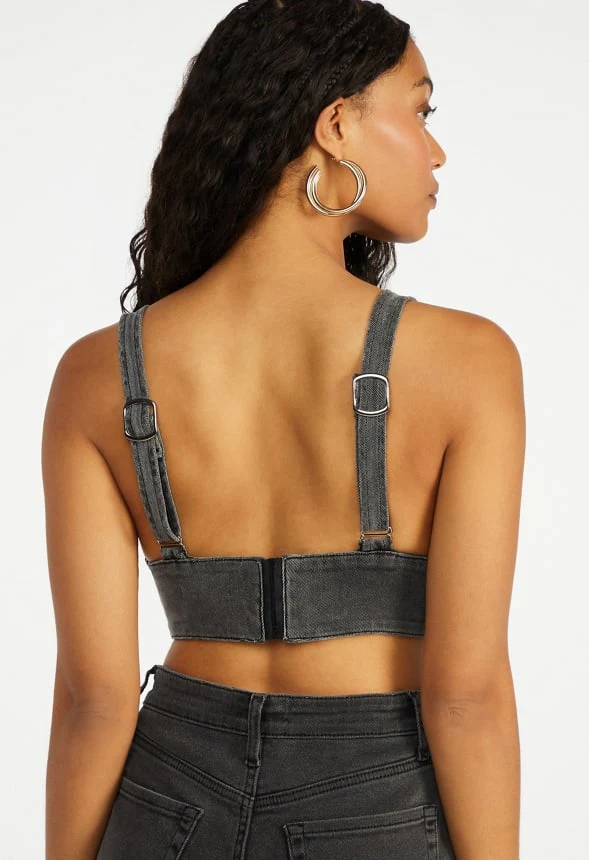 Denim Bralette - Image 2