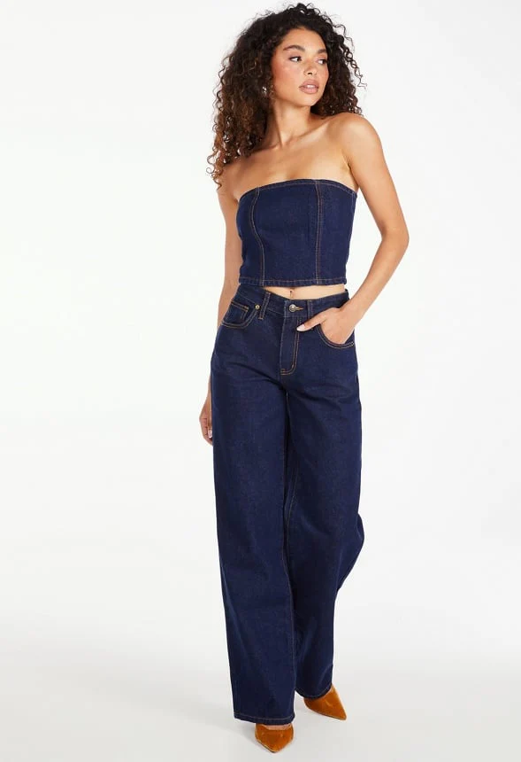 Denim Bustier - Image 4