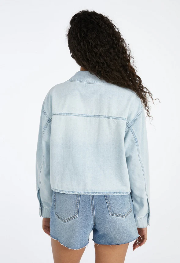 Denim Button Down Shirt - Image 2