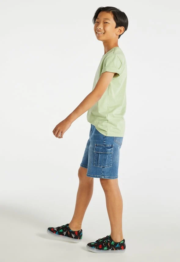Denim Cargo Short - Image 4