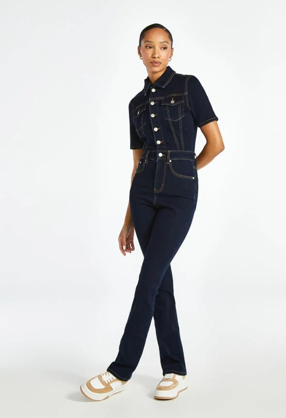 Denim Jumpsuit - Image 4