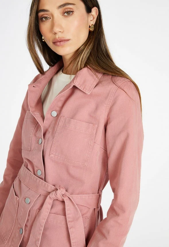 Denim Utility Jacket - Image 3