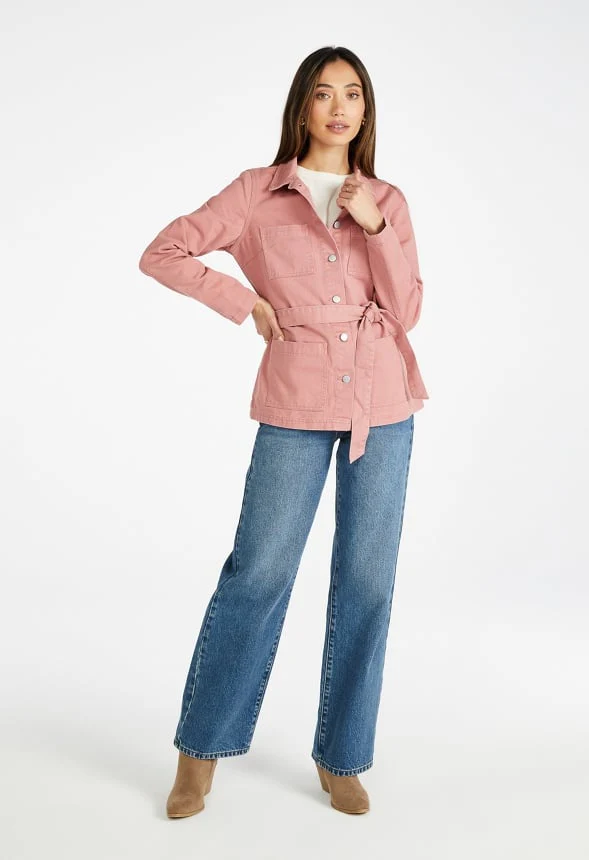 Denim Utility Jacket - Image 6