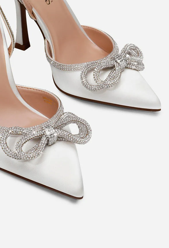 Destiny Stiletto Rhinestone Strap Pump - Image 2