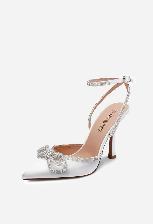 Destiny Stiletto Rhinestone Strap Pump - Image 3