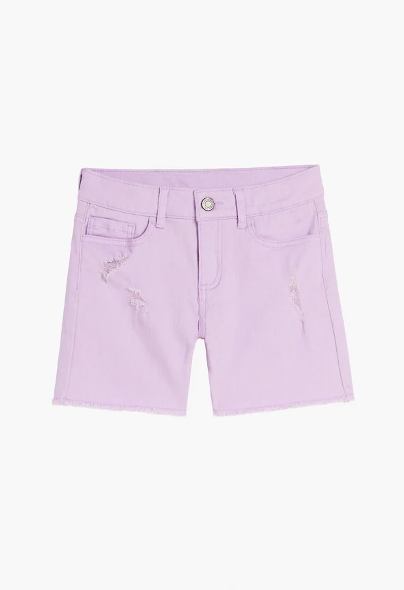 Destructed Denim Shorts - Image 4