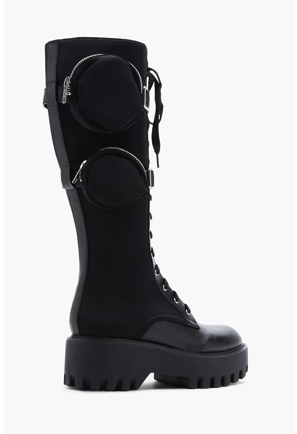Devin Lug Sole Combat Boot - Image 3