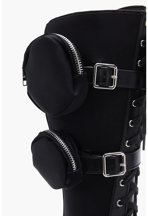 Devin Lug Sole Combat Boot - Image 4