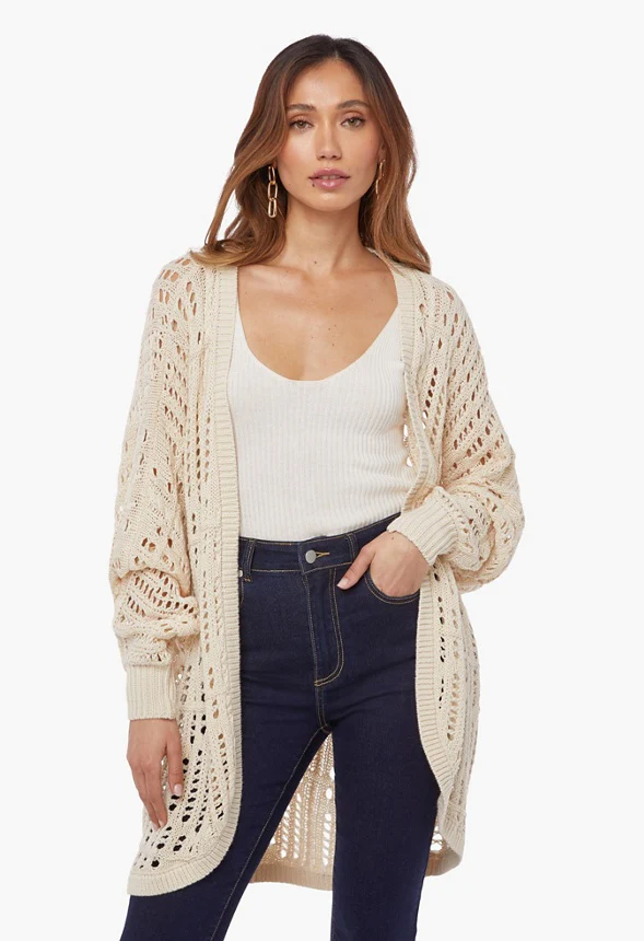Diamond Stitch Cardigan