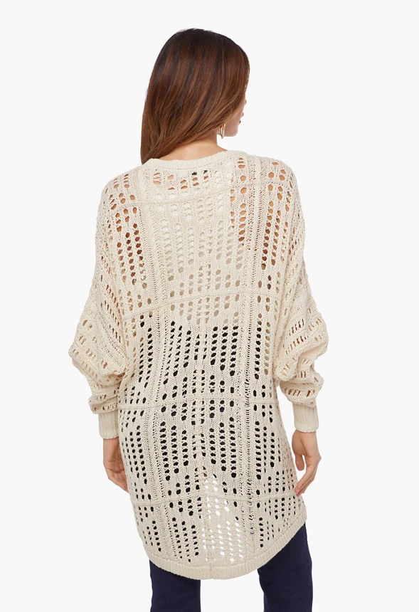 Diamond Stitch Cardigan - Image 2