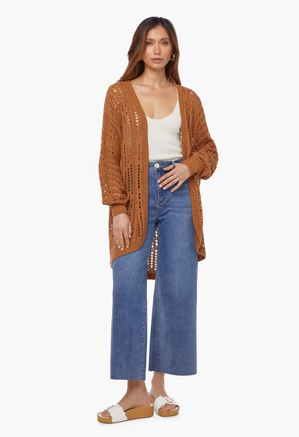 Diamond Stitch Cardigan - Image 3